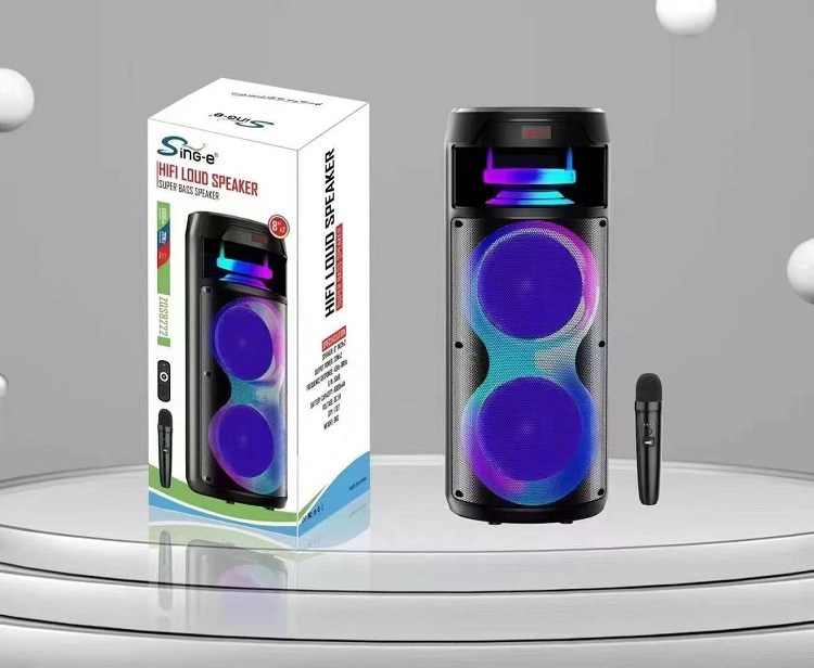 اسپیکر Karaoke RGB Light ZQS-8222